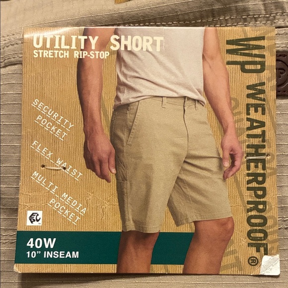 Weatherproof Men's Khaki Cargo Shorts - Picture 7 of 7